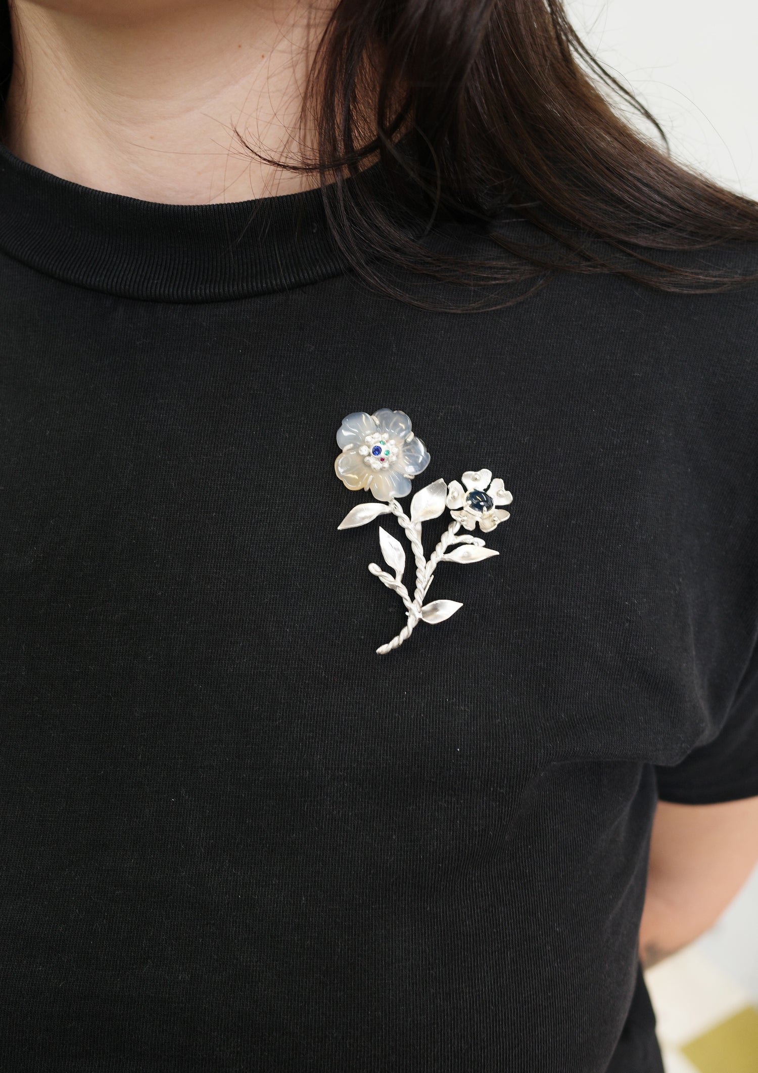 Creme Brooch/Pendant