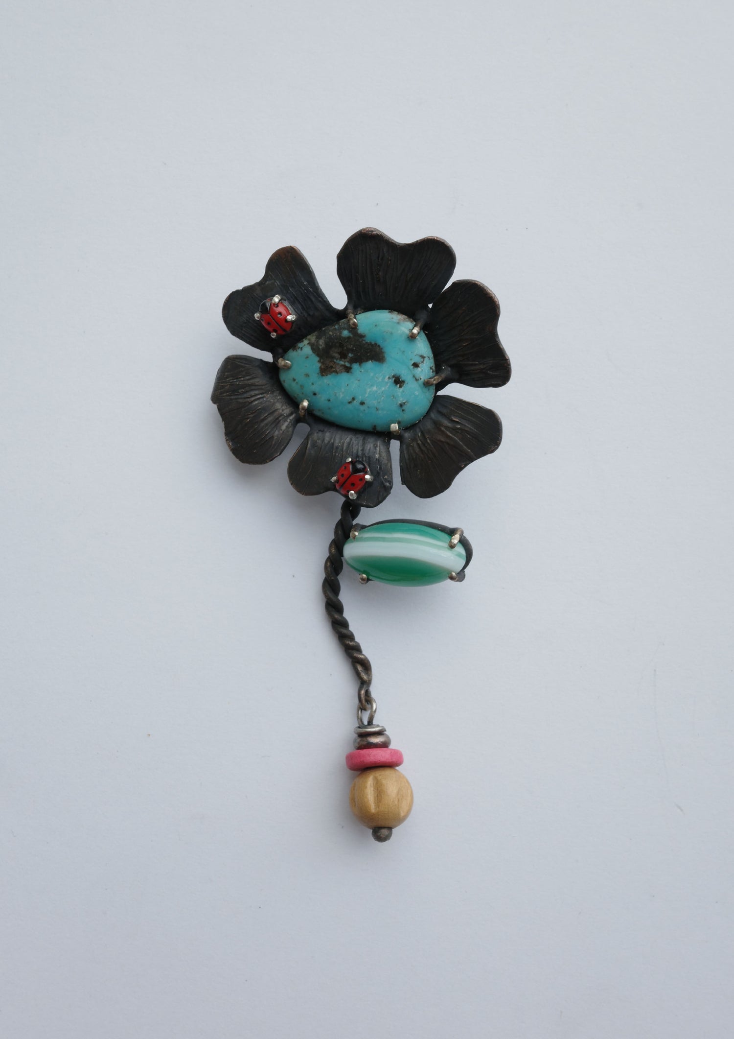 Capucine Brooch and Pendant