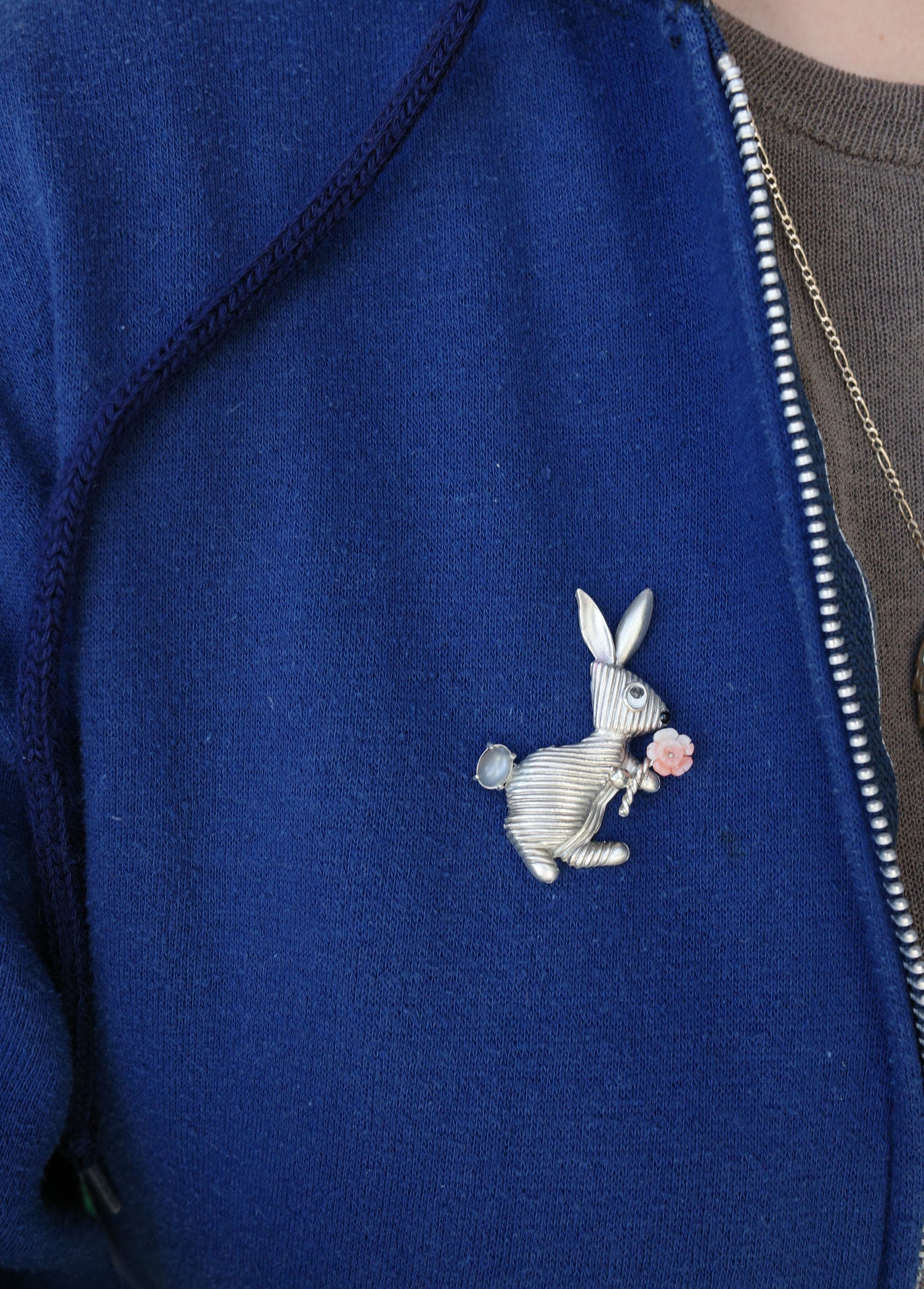 Cotton Tail Brooch