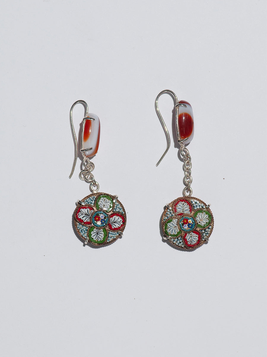 Micro Mosaic Earrings